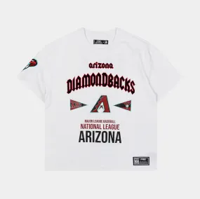 Arizona Diamondbacks City Tour Drop Shoulder Mens Short Sleeve Shirt (White)