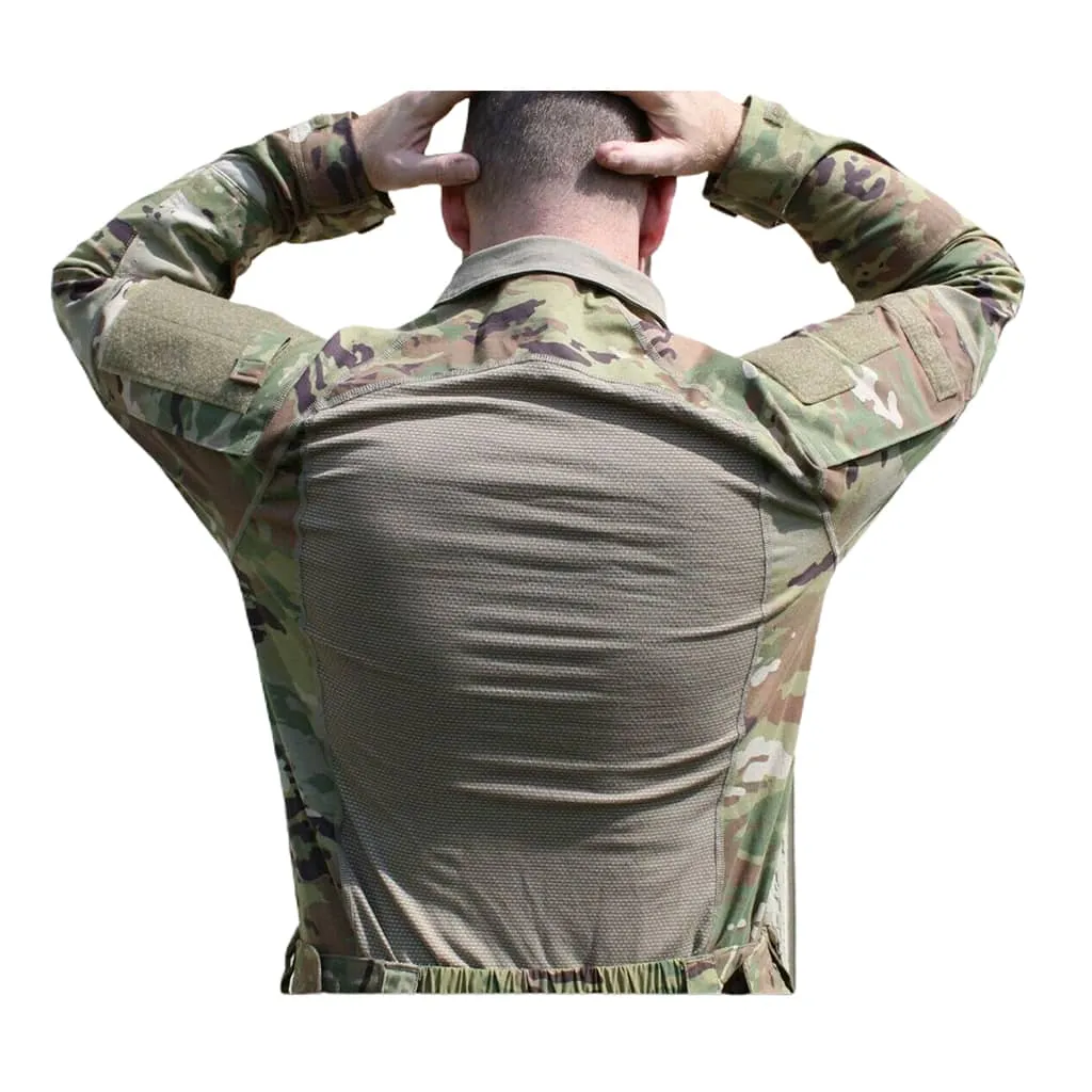Army Combat Shirt USGI Massif OCP Multicam Shirts with Quarter Zip FR
