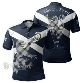 Bell Tartan Lion Rampant Polo Shirt Proudly Display Your Heritage with Alba Gu Brath and Clan Name