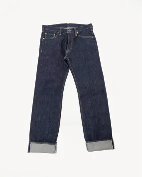 IH-666S-21 - 21oz Selvedge Denim Slim Straight Cut Jeans - Indigo