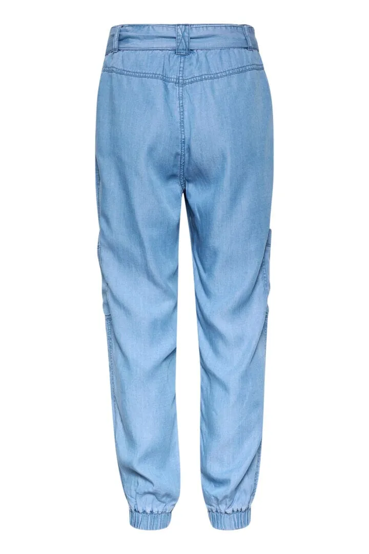 LIGHT WEIGHT DENIM CARGO JOGGER
