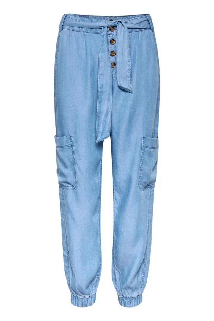 LIGHT WEIGHT DENIM CARGO JOGGER