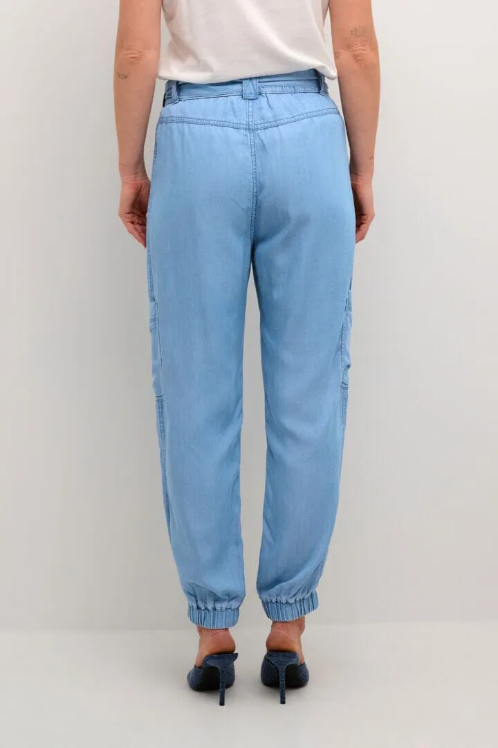 LIGHT WEIGHT DENIM CARGO JOGGER
