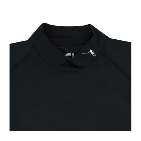 NLU x FJ Performance Golf Mock | Long Sleeve | Black