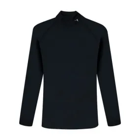 NLU x FJ Performance Golf Mock | Long Sleeve | Black