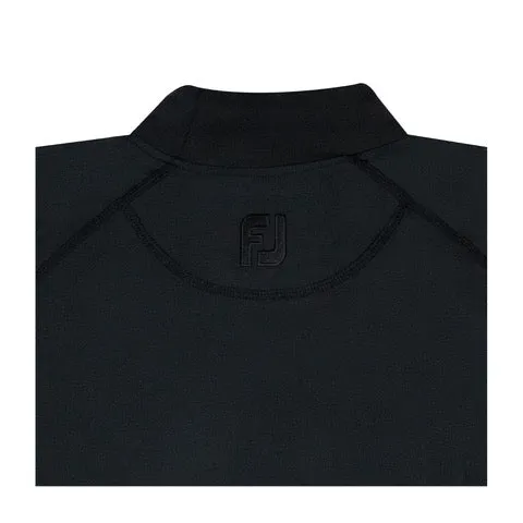 NLU x FJ Performance Golf Mock | Long Sleeve | Black